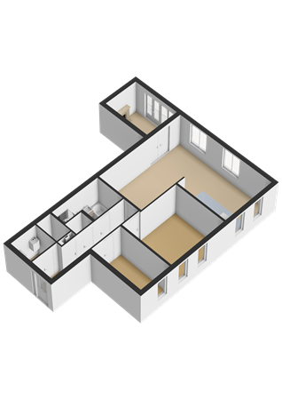 Floorplan - Siersteenlaan 468-54, 9743 ES Groningen